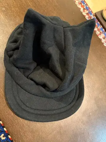 TAMA-ZO 고양이 귀 모자 블랙