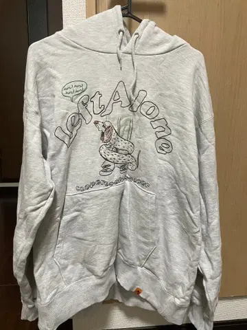 레프트 얼론 후드티 트레이닝복 자수