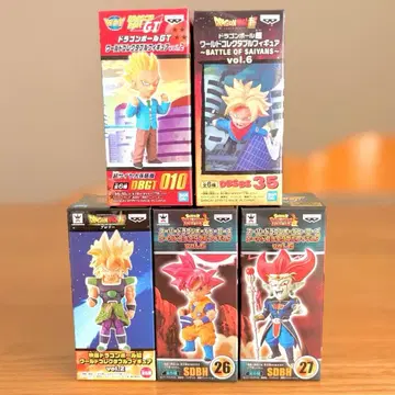드래곤볼 월드 컬렉션 피규어 5체 세트