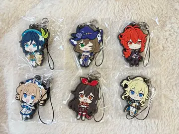 원신 몬드 캐릭터 러버 키링 6종 세트