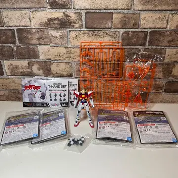 건담 프라모델 HG 빌드 버닝 건담 + 커스터마이즈 부품 세트