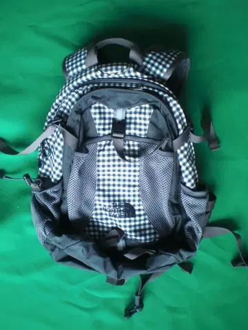 THE NORTH FACE 리콘 스쿼시 체크 무늬 백팩