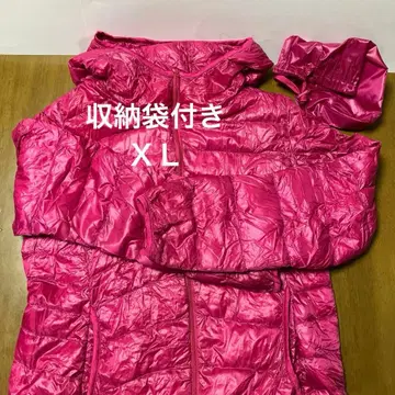 유니클로 울트라 라이트 다운 후드티 후드 있음 수납 봉투 포함 경량 XL