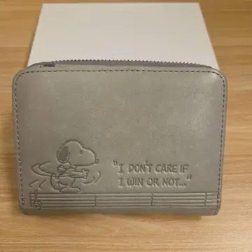 반값! 스누피 접이식 지갑 그레이