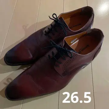 ANTONIO DUCATI 다크 브라운 남성용 가죽 신발 26.5cm