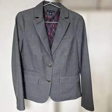TOMMY HILFIGER 그레이 테일러드 자켓 사이즈 6