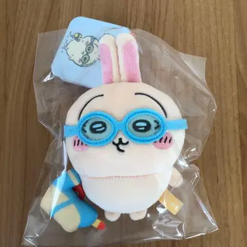 치이카와 고글 토끼 마스코트 봉제 인형 키링
