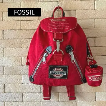 FOSSIL '90s 빈티지 백팩 크링클 나일론제