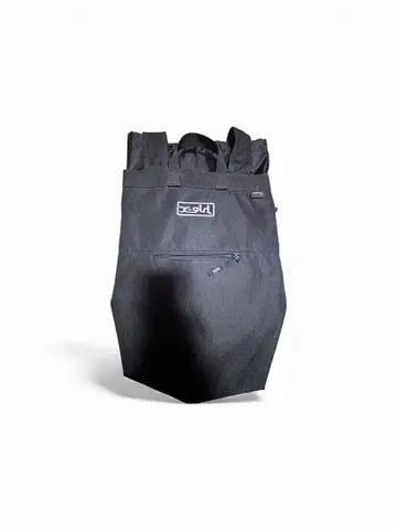 X-girl 백팩 지퍼 포켓 부착 블랙