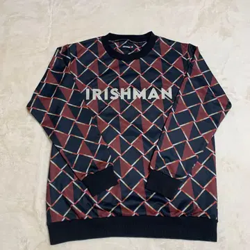 IRISHMAN 다이아몬드 패턴 쿨넥 트레이닝복