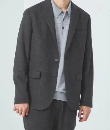 새상품 green label relaxing 자켓 그레이 L