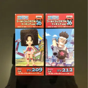 원피스 월드 콜렉터블 피규어 키위&잔바이 2개 세트