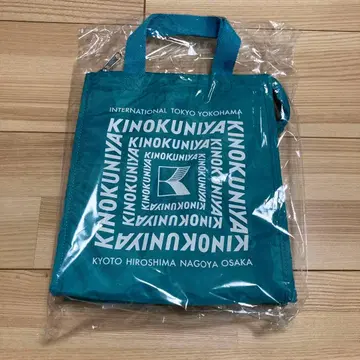 [ 미사용 새상품 ] 기노쿠니야 사쿠라 팬더 런치 보냉백 그린