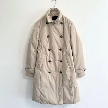 ICB 스트레치 심리스 다운 코트 베이지 아이씨비