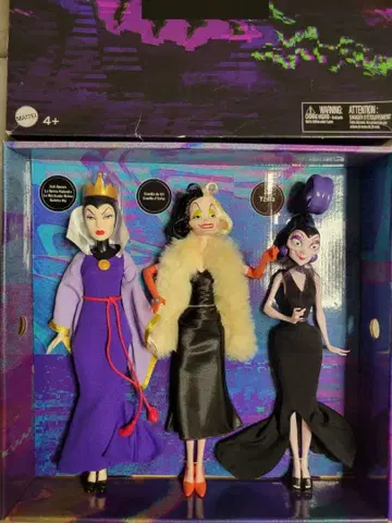 [ 마텔 디즈니 빌런즈 3 인형 세트 ]