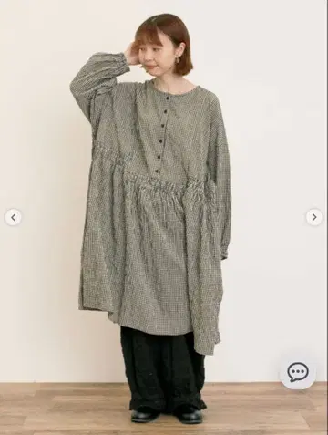 SM2 셔링 절개 푹신한 튜닉