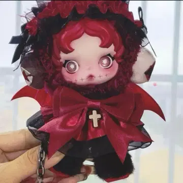 SKULLPANDA LABUBU 스컬팬더 옷 갈아입기 인형 옷 빨간색