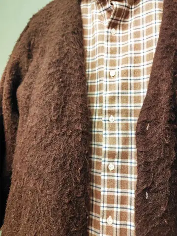 모헤어 가디건 카트 반 스타일 빔밍 BEAMS 빔즈