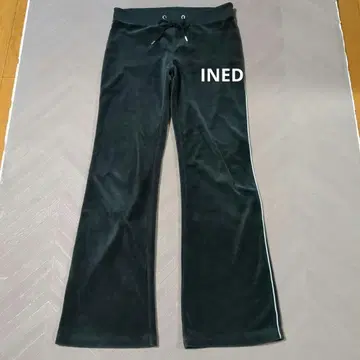 INED 블랙 맨투맨 후드티 후드 부착 상하의 셋업 M