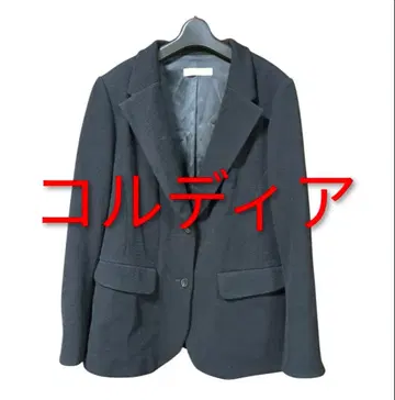 콜디아 월드 제품 블랙 울 테일러드 자켓