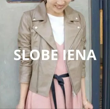 SLOBE IENA 슬로브 이에나 램 가죽 라이더 자켓 양가죽 M