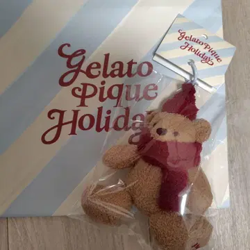 새상품 gelatopique 젤라또피케 크리스마스 한정판 곰 빨간색