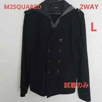 M2SQUARED 피코트 숏코트 L 사이즈 2Way