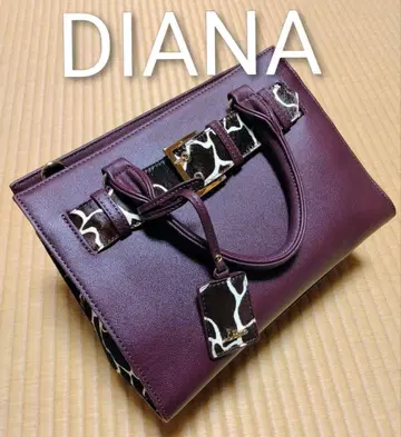 DIANA 와인 레드 핸드/숄더백