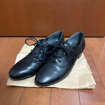 REGAL 블랙 레이스업 슈즈