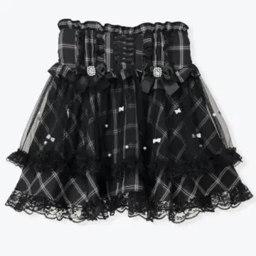 노에미 사키마루짱 콜라보! 메니 리본 튤 플레어 스커트 ( A 패턴 )