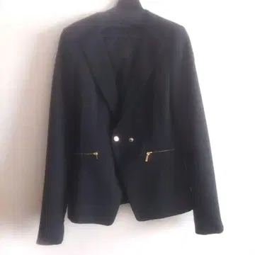 새상품급 블랙 더블 브레스트 테일러드 자켓