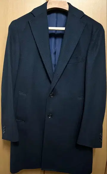 EDIFICE 캐시미어 혼방 체스터 코트 일본제