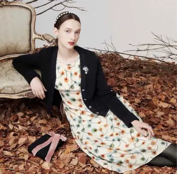 르네 플라워 프린트 원피스 34