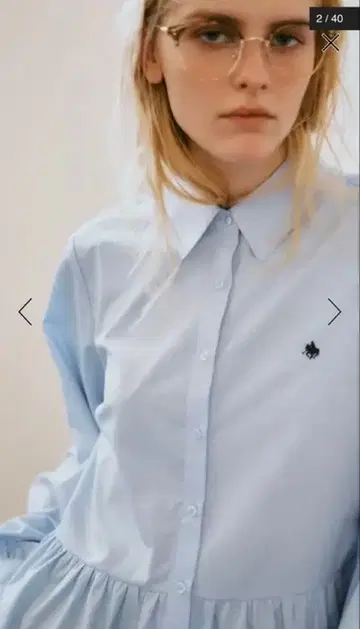 [ POLO BCS ] VIS 별주 페플럼 디자인 셔츠