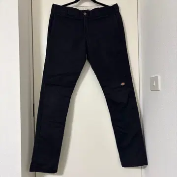 디키즈 Dickies 스키니 스트레이트 치노 팬츠 블랙 31 x 32