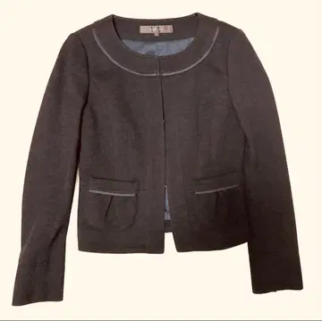 리플렉트 7호 블랙 노카라 자켓