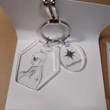 북맨 클리어 베이스 키링 D.Gray-man