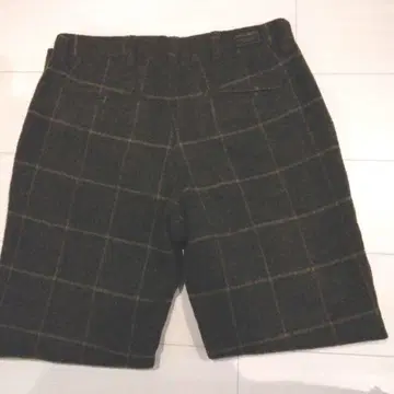 GLADHAND 체크 무늬 울 혼방 바지