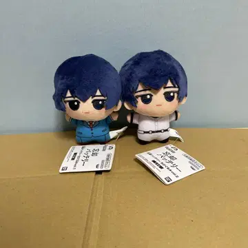 망각 배터리 치비구루미 청봉 봉제 인형 2종 세트