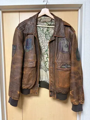 빈티지 가죽 자켓 [ USA제/90's ] 가죽 점퍼 42상당