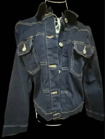 dreskip 다크 블루 코튼 데님 자켓 L