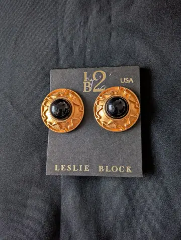 LESLIE BLOCK 빈티지 귀찌 골드 새상품, 미사용