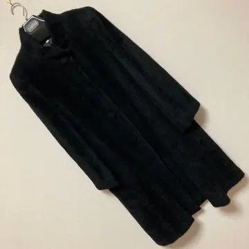 Firosa 블랙 알파카 혼방 코트 13호