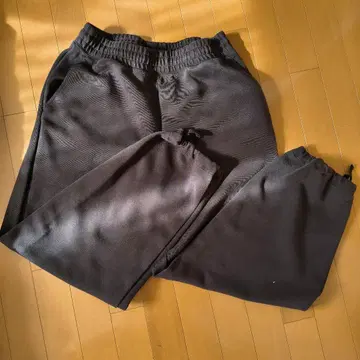 UNIQLO C 맨투맨 와이드 팬츠 다크 브라운