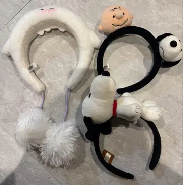 USJ 유니버셜 테레사 스누피 찰리 브라운 머리띠