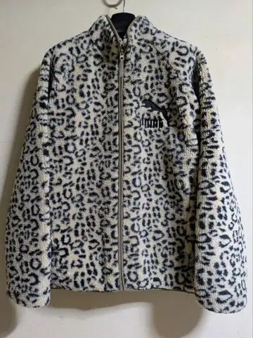 PUMA 레오파드 보아 플리스 자켓 S