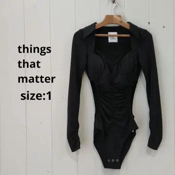 things that matter 저리 바디수트 블랙 1