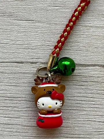 헬로키티 크리스마스 루돌프 스트랩