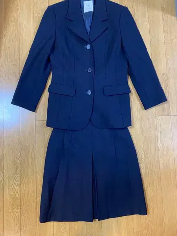 네이비 스커트 수트
