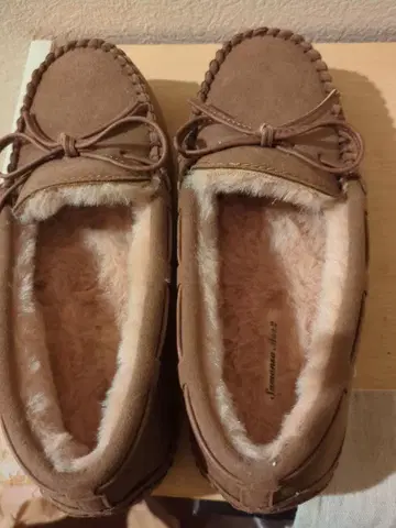 사만사 모스 2 브라운 스웨이드 모카신